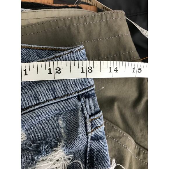 Agolde Nico high rise slim jeans lighter wash with raw hems women’s size 25 - Picture 5 of 9